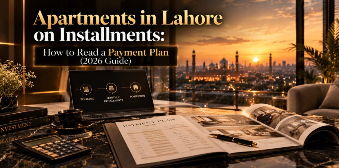 Apartments in Lahore on installments - payment plan guide, Rise Mall & Residencia