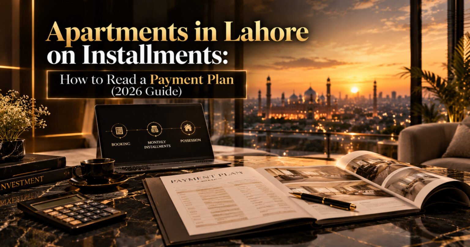 Apartments in Lahore on installments - payment plan guide, Rise Mall & Residencia
