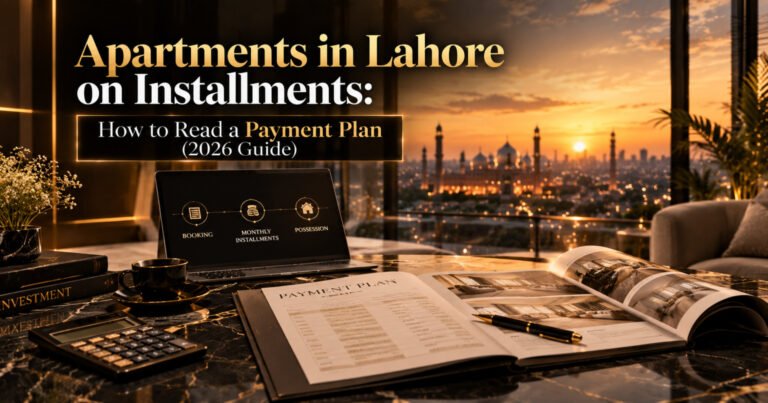 Apartments in Lahore on installments - payment plan guide, Rise Mall & Residencia