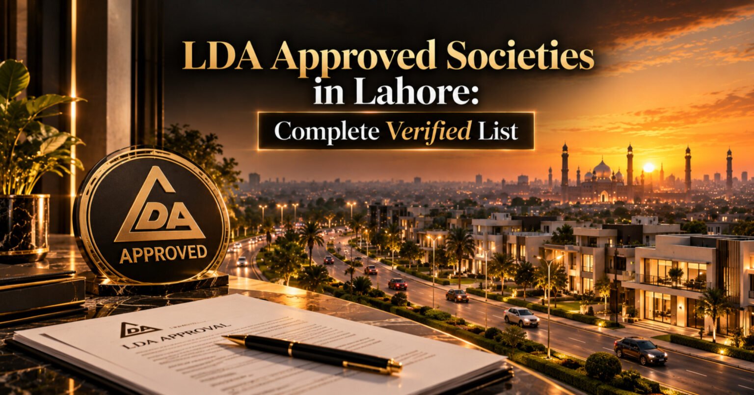 LDA approved societies in Lahore - complete verified list 2026