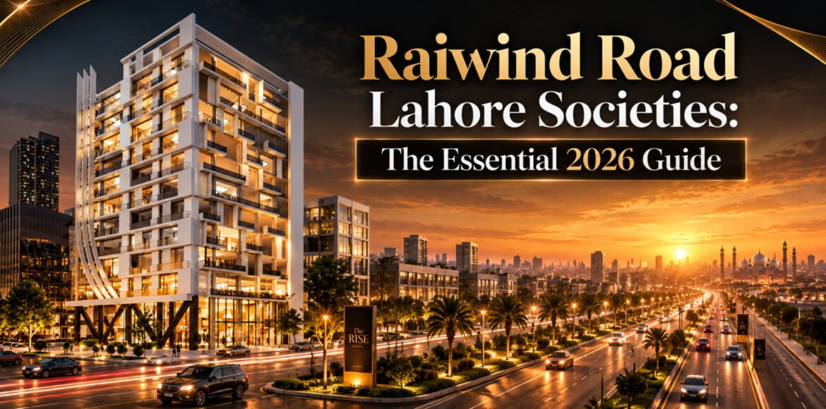 Raiwind Road Lahore societies guide 2026 - Rise Mall & Residencia on Main Raiwind Road