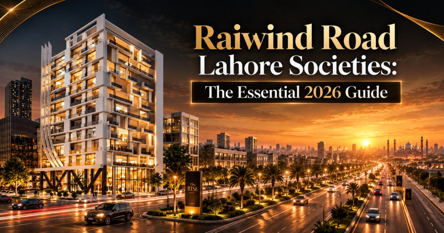 Raiwind Road Lahore societies guide 2026 - Rise Mall & Residencia on Main Raiwind Road