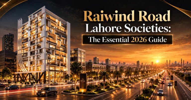 Raiwind Road Lahore societies guide 2026 - Rise Mall & Residencia on Main Raiwind Road