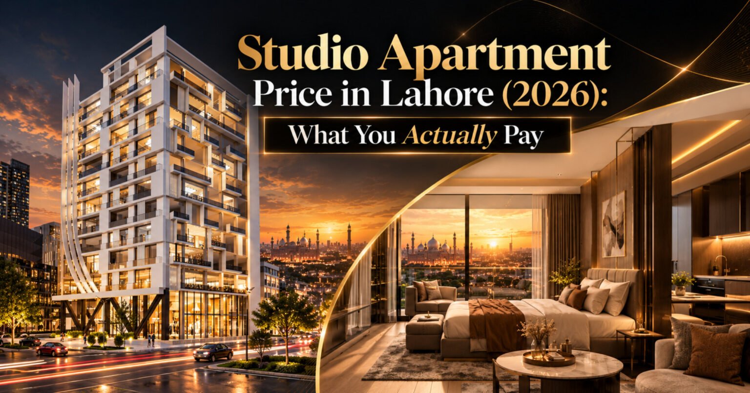 Studio apartment price in Lahore 2026 - studio apartments at Rise Mall & Residencia, Main Raiwind Road