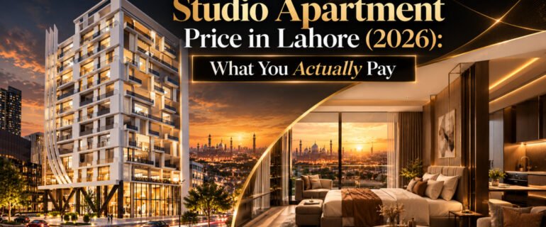 Studio apartment price in Lahore 2026 - studio apartments at Rise Mall & Residencia, Main Raiwind Road